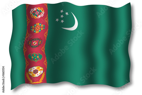 flagge turkmenistan 2006 im wind flagge turkmenistan 2006 im wind