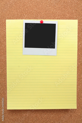 Photo: notepaper and blank photo notepaper and blank photo