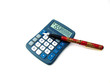 the pen and the calculate