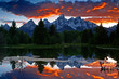 fire over the mountain