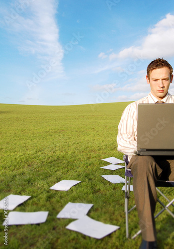 Photo: businessman at work businessman at work