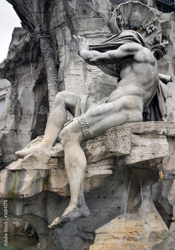 Photo: the silver river - fontana dei quattro fiumi the silver river - fontana dei quattro fiumi