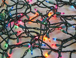 tangle of lighted christmas lights tangle of lighted christmas lights