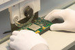 chopping mainboard wafer