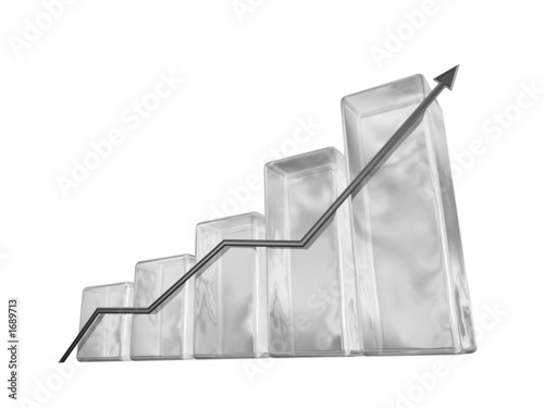 Photo: black white bussines chart black white bussines chart