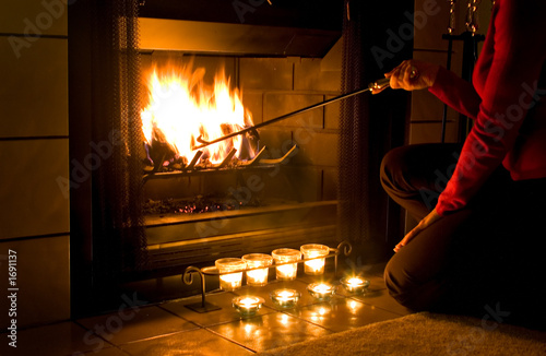 Photo: romantic fireplace romantic fireplace