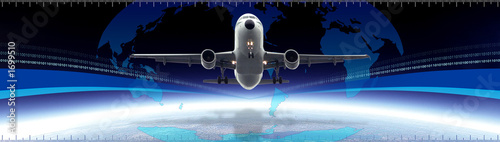 Illustration: business and travel banner (header) business and travel banner (header)