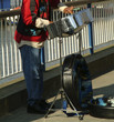 busker south bank