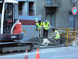 ouvriers travaillant chantier ouvriers travaillant chantier