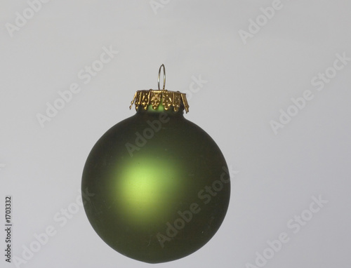 green christmas decoration