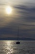 ship on the sunset
