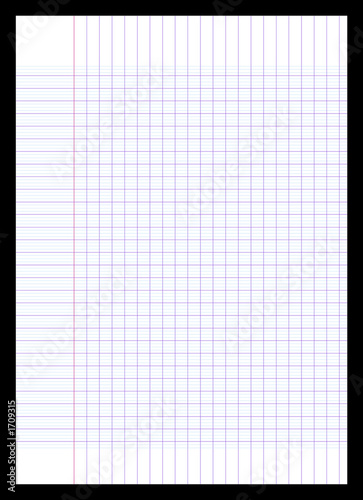 feuille quadrillée a4