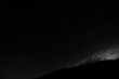 starry sky in b&w starry sky in b&w