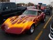 flamed classic corvette