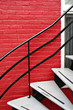 staircase red house