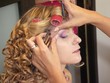 make-up application