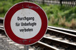 durchgang verboten