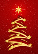 stylized christmas tree illustation