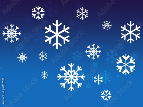Illustration: snowflakes snowflakes