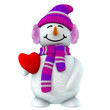 3d snow girl