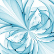 canvas print picture blue flower