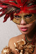 woman in mask
