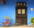 chinese blue house chinese blue house