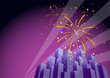 fireworks over a city skyline-horizontal 1