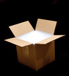 box with light