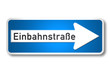 verkehrszeichen 2006: einbahnstraße rechts