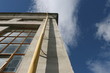 looking upwards on industrial building