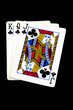 king queen and jack of clubs