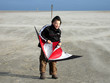 starker wind und drachenfliegen