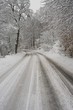 winterliche straße