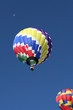 hot air balloon with a crescent moon