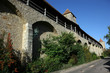 city wall in rothenburg, germany