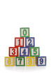 playing blocks