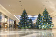 Photo: seasonally decorated shopping mall seasonally decorated shopping mall