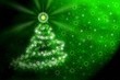 christmas tree . green magic light christmas tree . green magic light