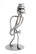 metallic statuette
