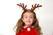 christmas reindeer girl