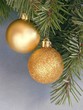 golden tinsels for christmas-tree