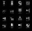 network computing icons series set