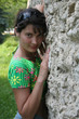 beautiful girl on the wall.