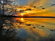 dawning on river