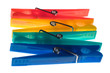 four laundry pins - different colors