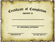 certificate of completion