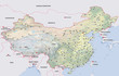 china landkarte map