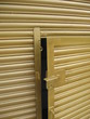gold security shutter door