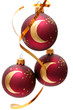 red christmas bulbs
